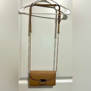 Urban Expressions small tan crossbody bag